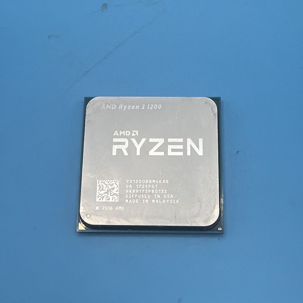 AMD Ryzen 3 1200 AM4 CPU Processor R3 1200 Quad-Core 3.1GHz 8MB 65W Desktop